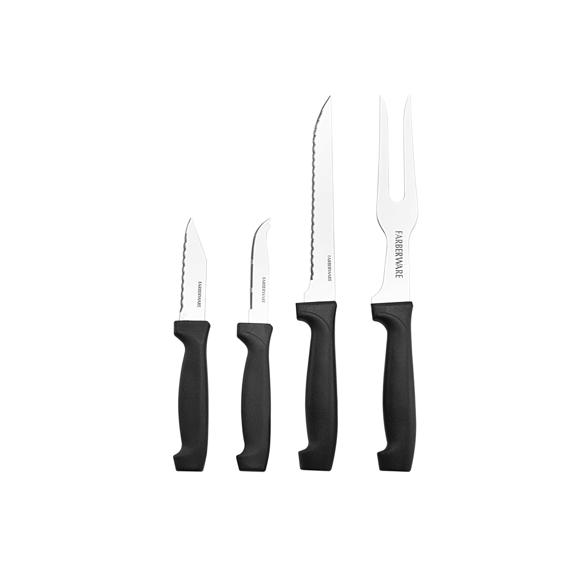 Never Needs Sharpening Knife Set with Block, 18-Piece Set