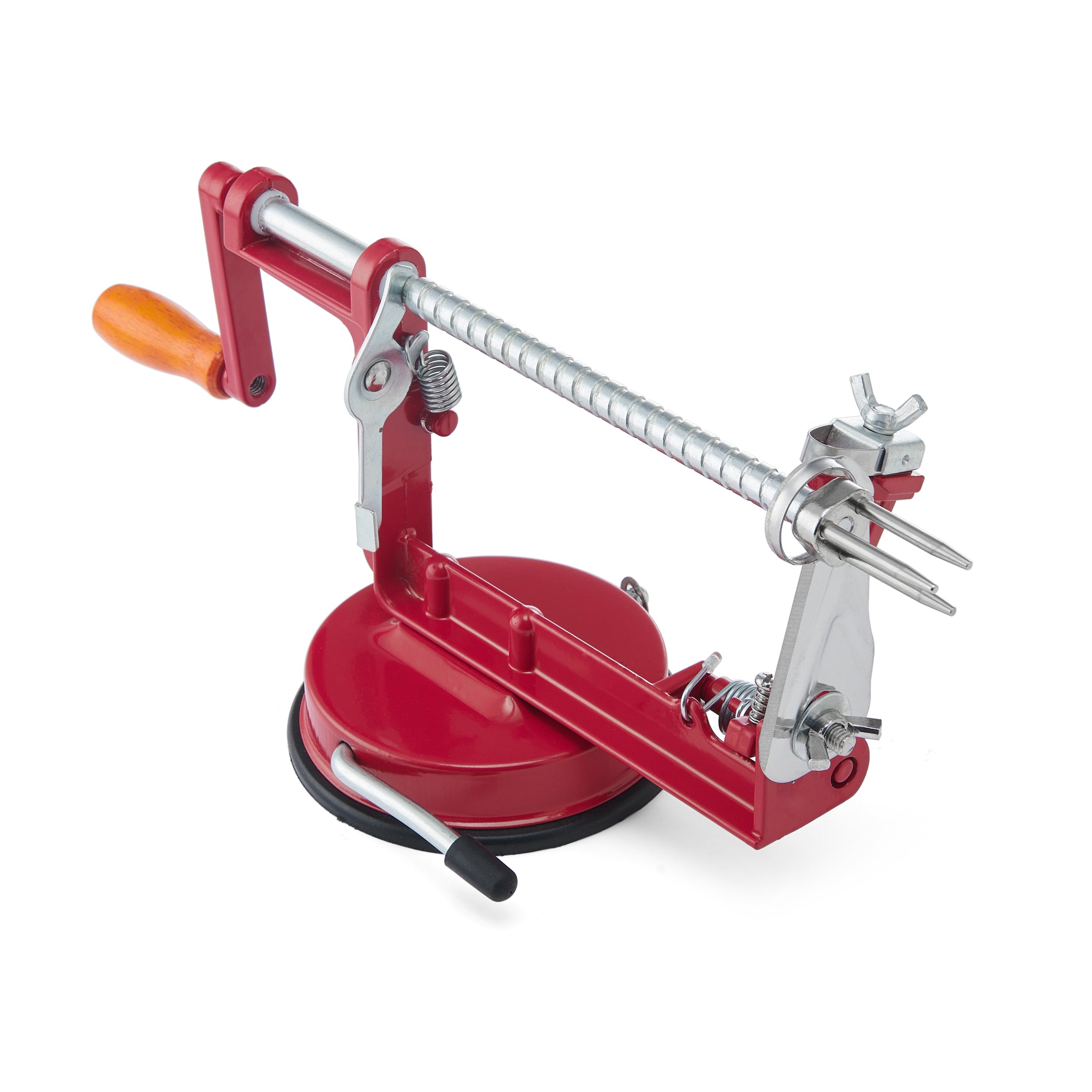 Apple Peeler Slicer Corer, Red