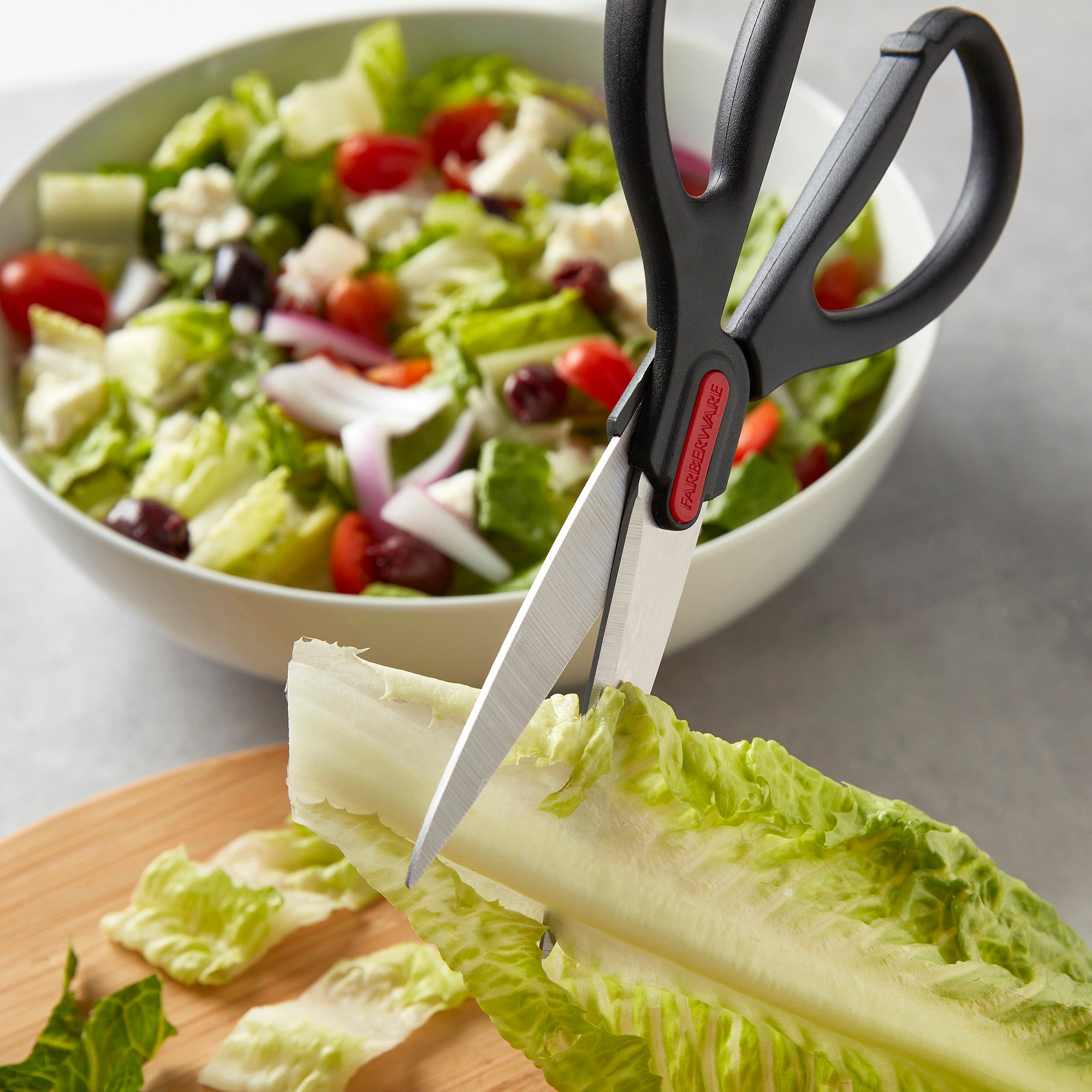 Farberware Self-Sharpening Stainless Steel All-Purpose Shears with Edgekeeper Sleeve