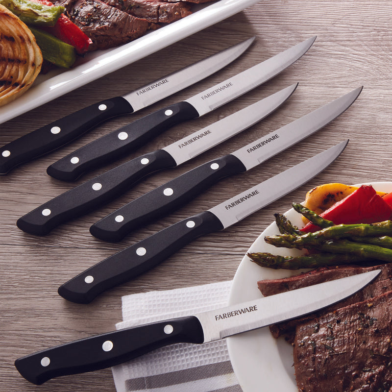 Triple Rivet Steak Kniife Set, 6-Piece