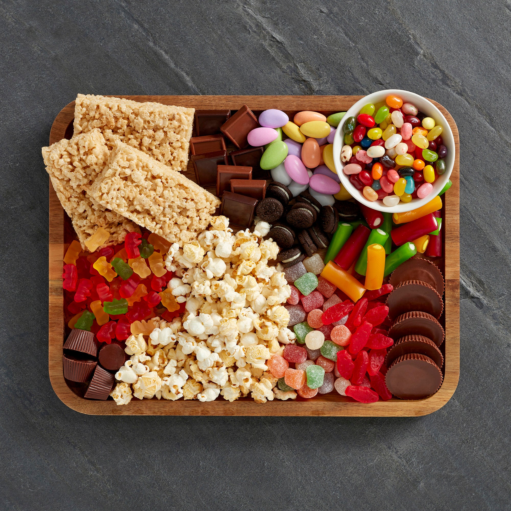 Farberware Build-A-Board Acacia Cutting Board with Built-in Compartments and Clear Locking Lid with White Handles, Perfect for Charcuterie, Snacks, and More - Make it. Take it. Enjoy it, 11x14 Inches