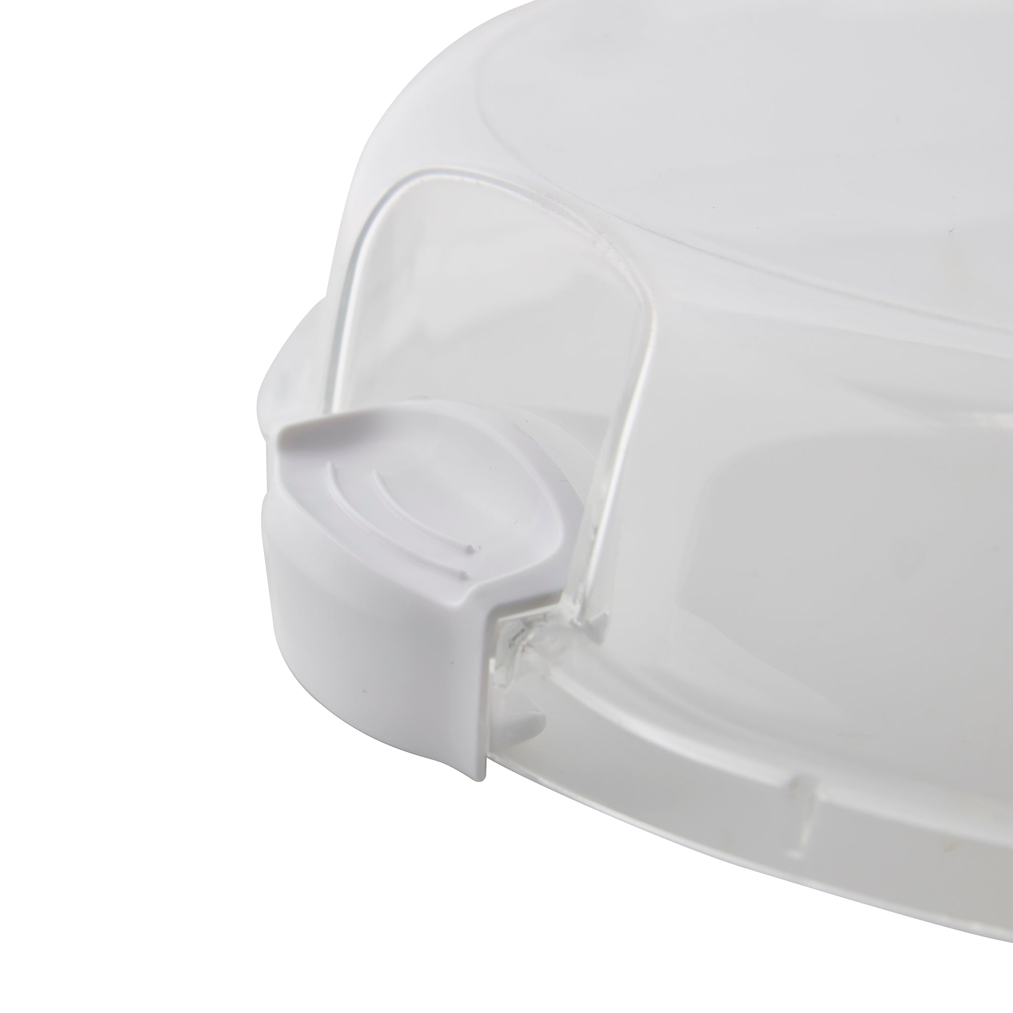 Farberware Build-a-Board Cutting Board with Single Compartment and Clear Locking Lid for Charcuterie, Snacks, and More-Make it. Take it. Enjoy it, 14-Inch Round, Acacia