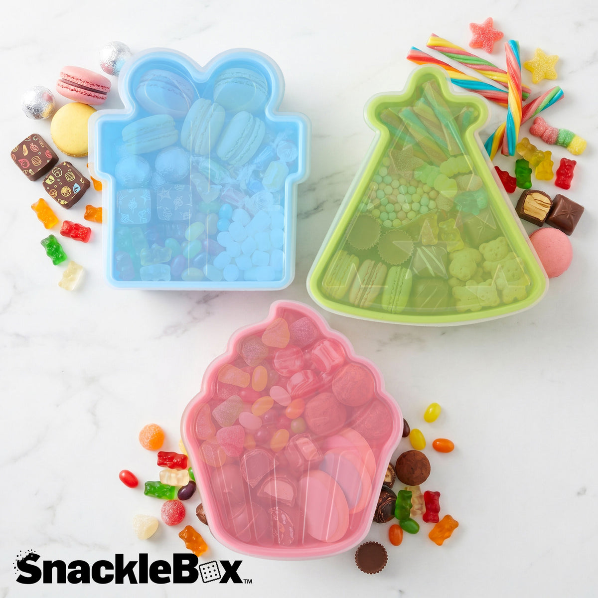 Snacklebox 3-Piece Mini Celebration Snack Containers