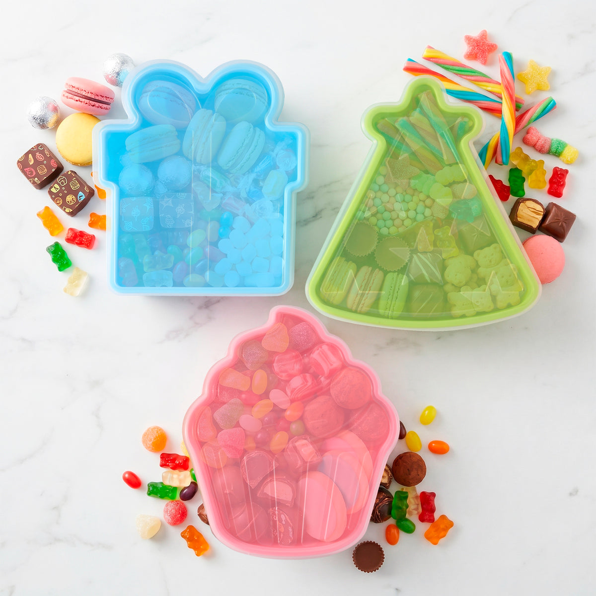 Snacklebox 3-Piece Mini Celebration Snack Containers