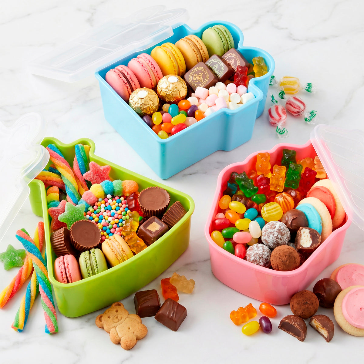 Snacklebox 3-Piece Mini Celebration Snack Containers