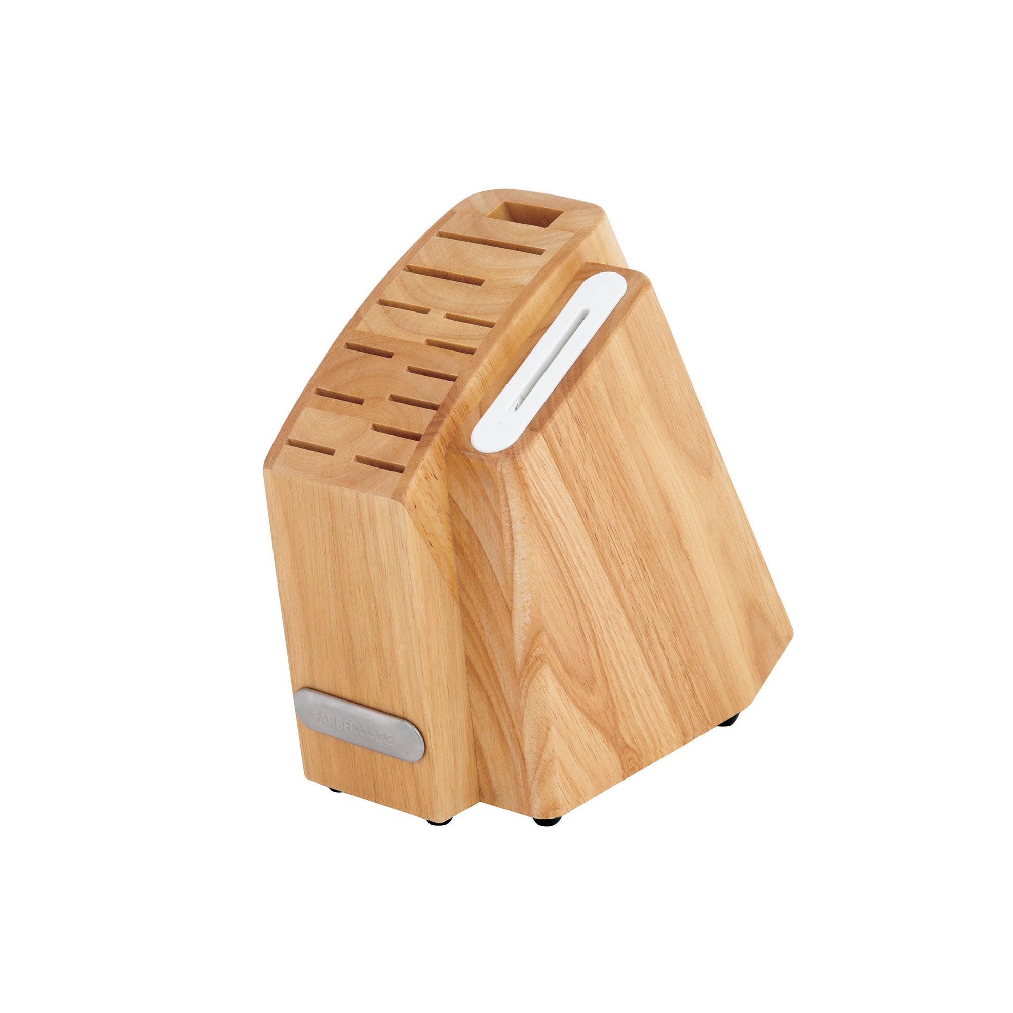 Edgekeeper Triple Riveted Knife Set with Slim Acacia Block, 14-Piece