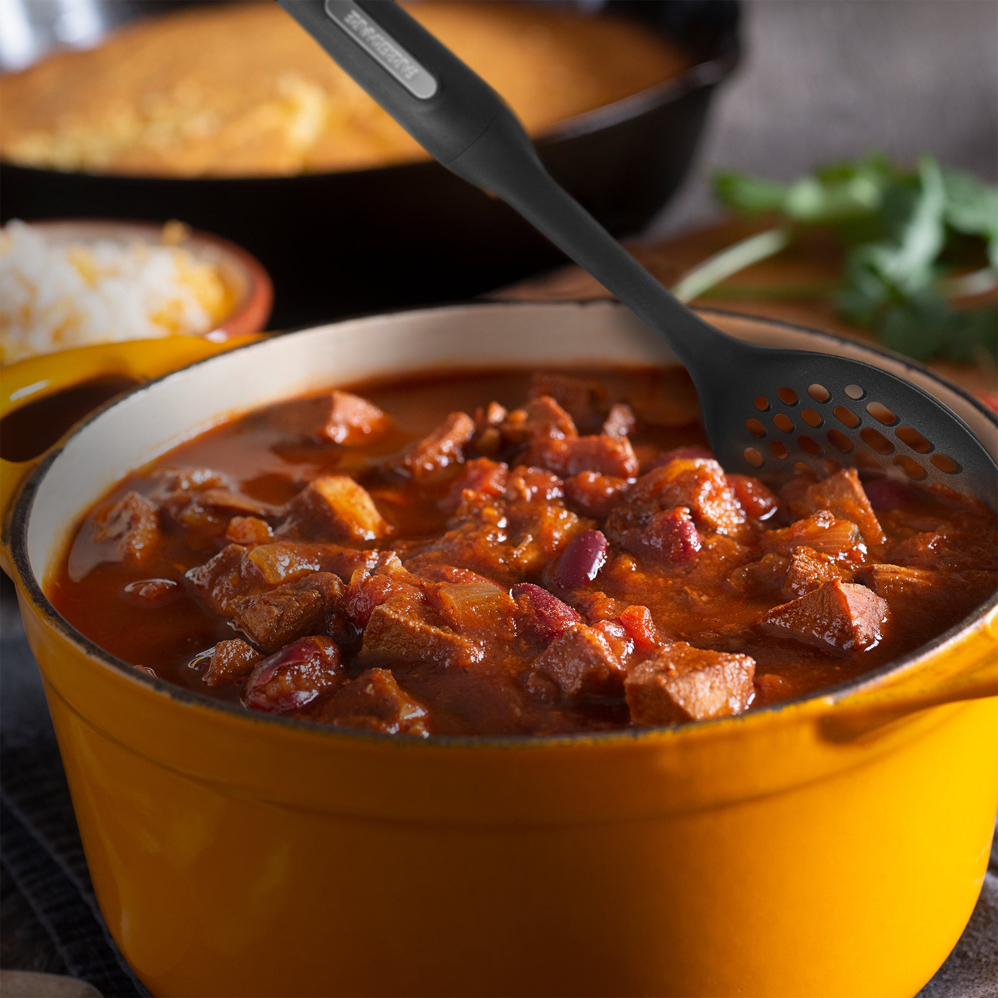 Pro Series Nylon Slotted Straining Spoon