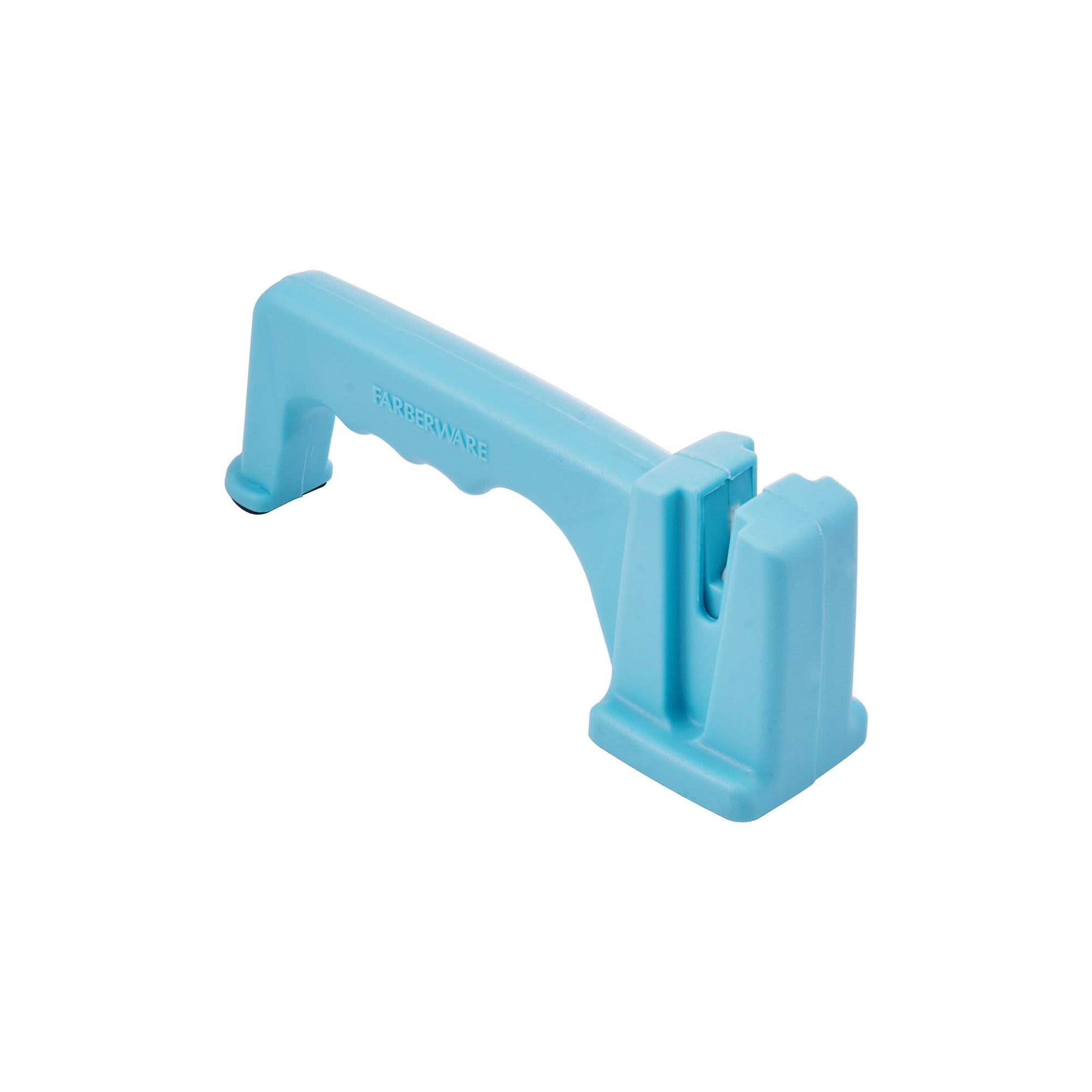 Farberware Edgekeeper Tabletop Kitchen Knife Sharpener, 7.5-Inch, Aqua