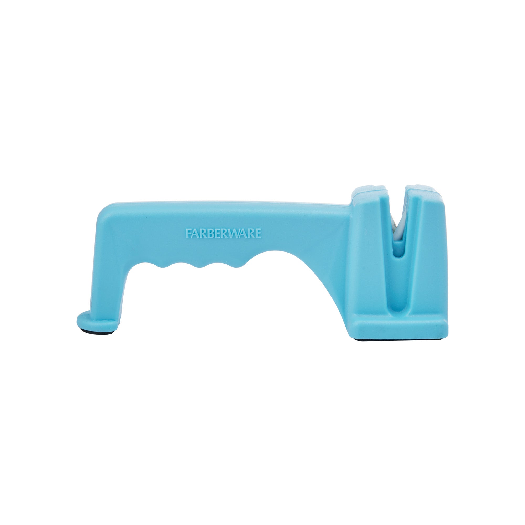 Farberware Edgekeeper Tabletop Kitchen Knife Sharpener, 7.5-Inch, Aqua