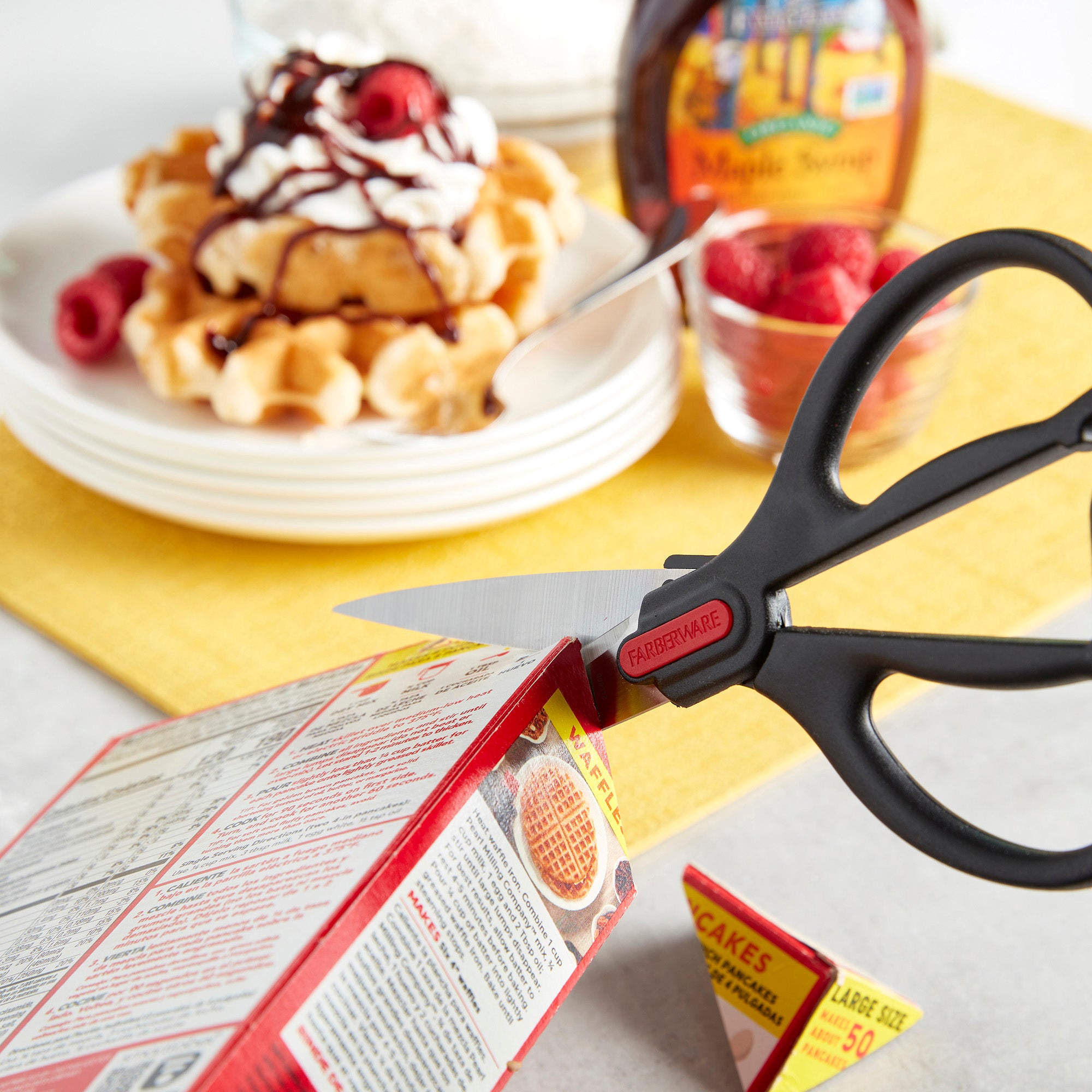 Farberware Self-Sharpening Stainless Steel All-Purpose Shears with Edgekeeper Sleeve