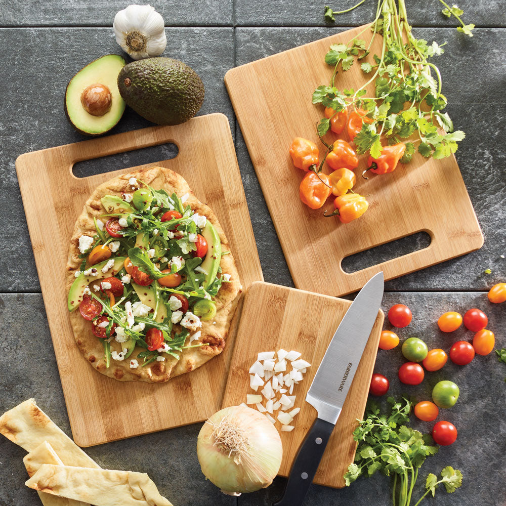 Wood Cutting Board Set, 3-Piece