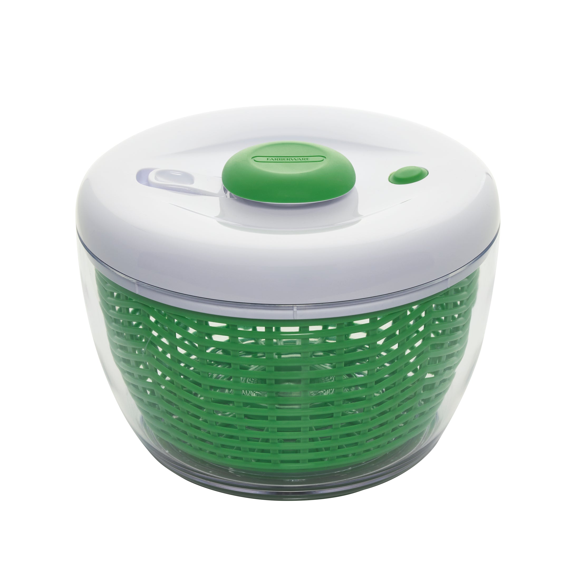 Pro Pump Small Salad Spinner with Bowl, Green