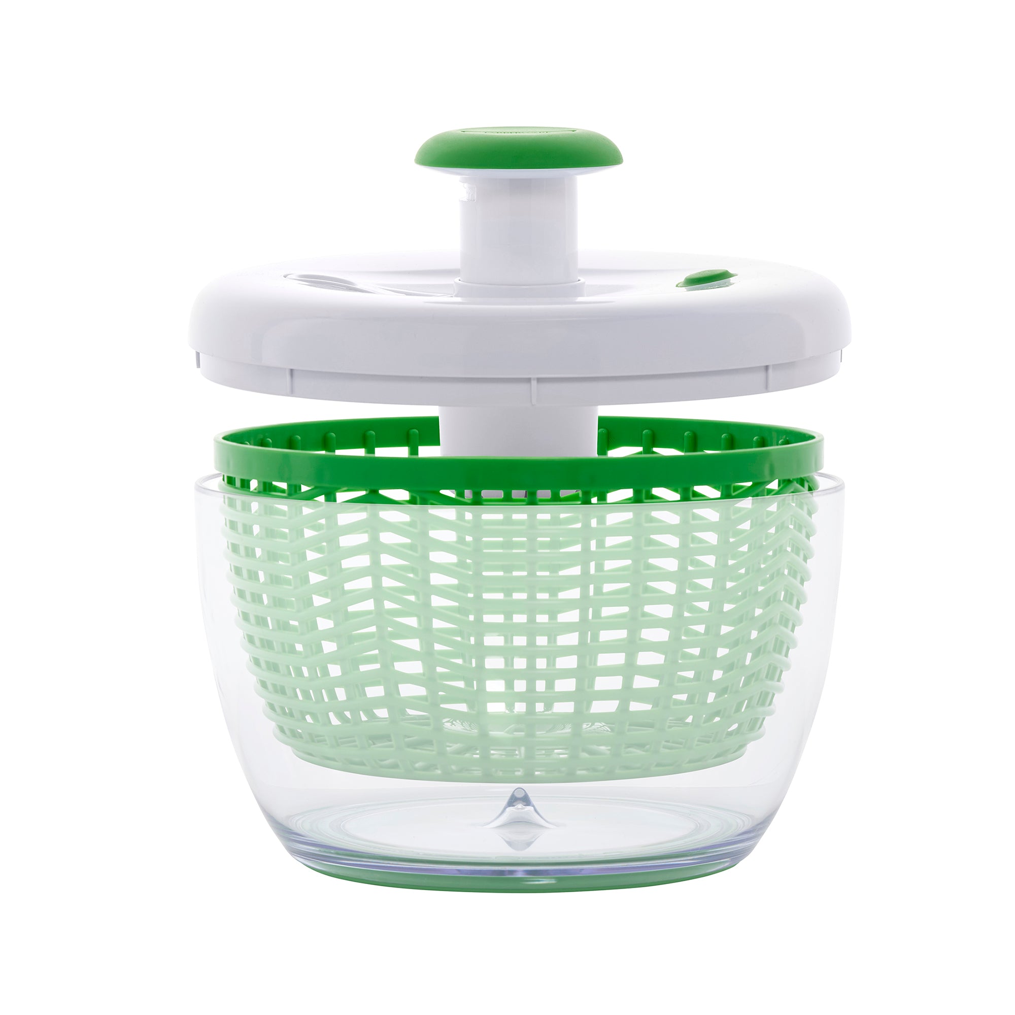Farberware Professional Pump Small Salad Spinner with Bowl featuring Non Slip Grip, Small 3.16 Quart, Colander and Built in draining System for Fresh, Crisp, Clean Salad and Produce, Green