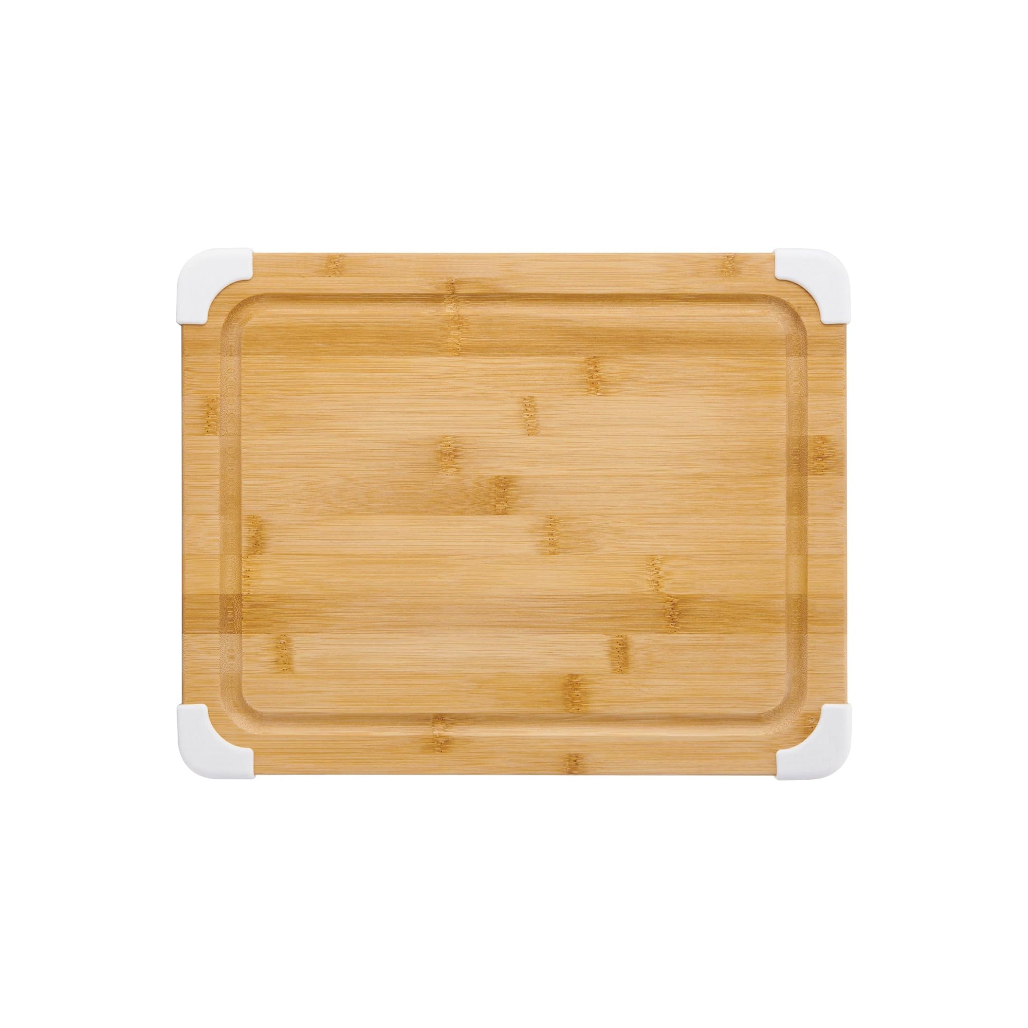 Nonslip Bamboo Cutting Board with Juice Groove, 11″x14″