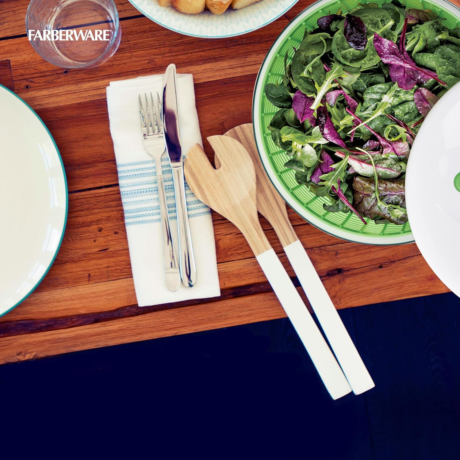 Pro Series Pump Salad Spinner with  Bowl